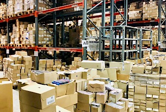 Warenschaden nach Sprinklerleckage im Hochregallager