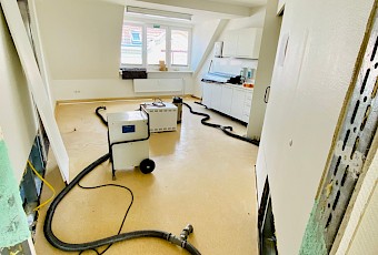 Wasserschaden in einer Internistischen Praxis