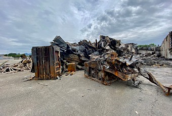 Brandschaden eines Lebensmittelproduzenten